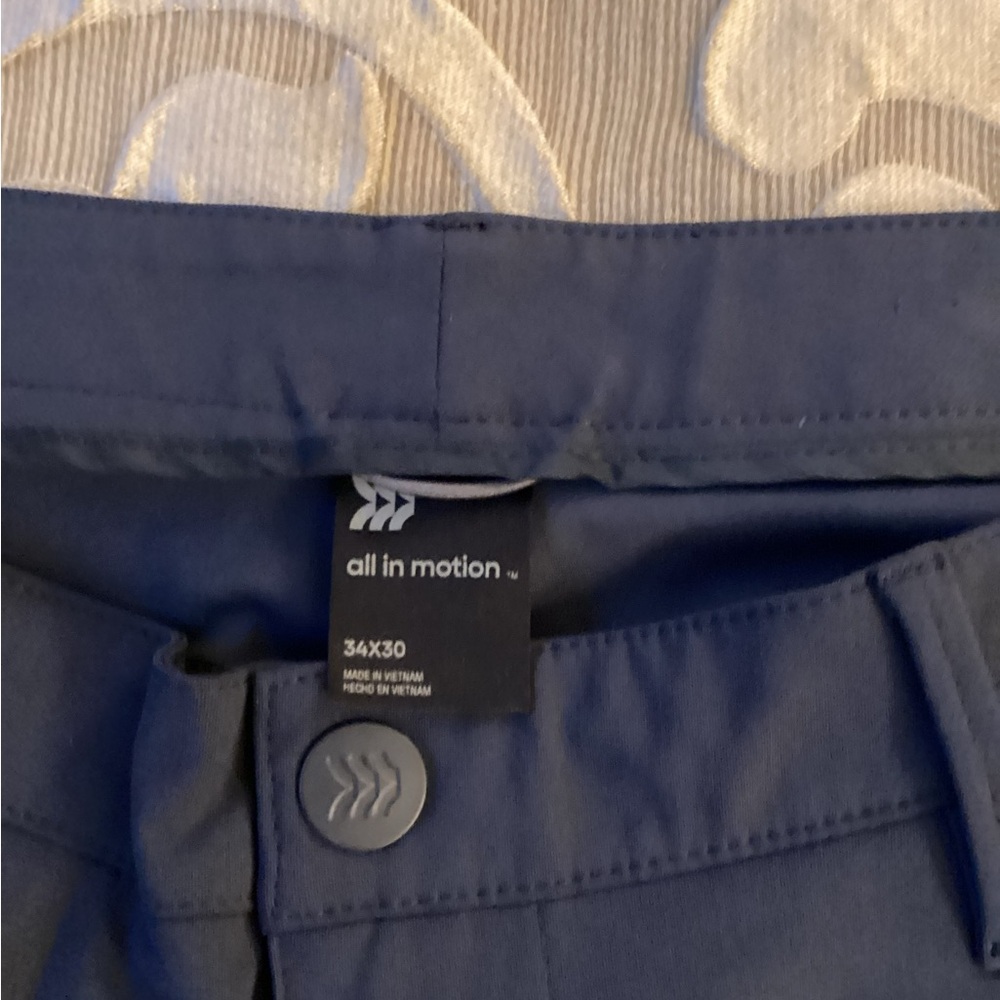 Men’s 5-Pocket - All in Motion Navy Blue Golf Pants Size 34x30